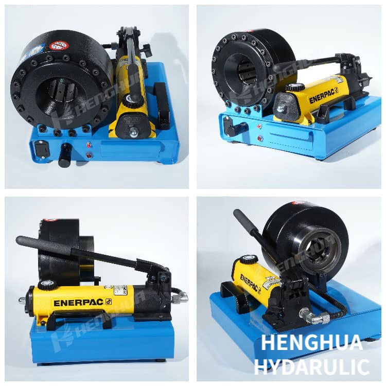 CE Portable 10-48mm 1/4-3/4 4 layers Manual Hand Hydraulic Rubber Hose Crimping Machine Portable Hose Crimper Tools Machine